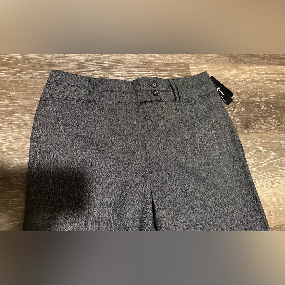 Black/Charcoal Wide Leg Pants - Picture 3 of 6